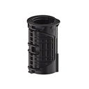 Quick‑Install Faucet Pipe Lock Nuts, High‑Strength Nylon Anti‑Loosening Fixing Nut for Kitchen/Bathroom Sink Base, Fits 1.25 Inch Threaded Pipe, Black